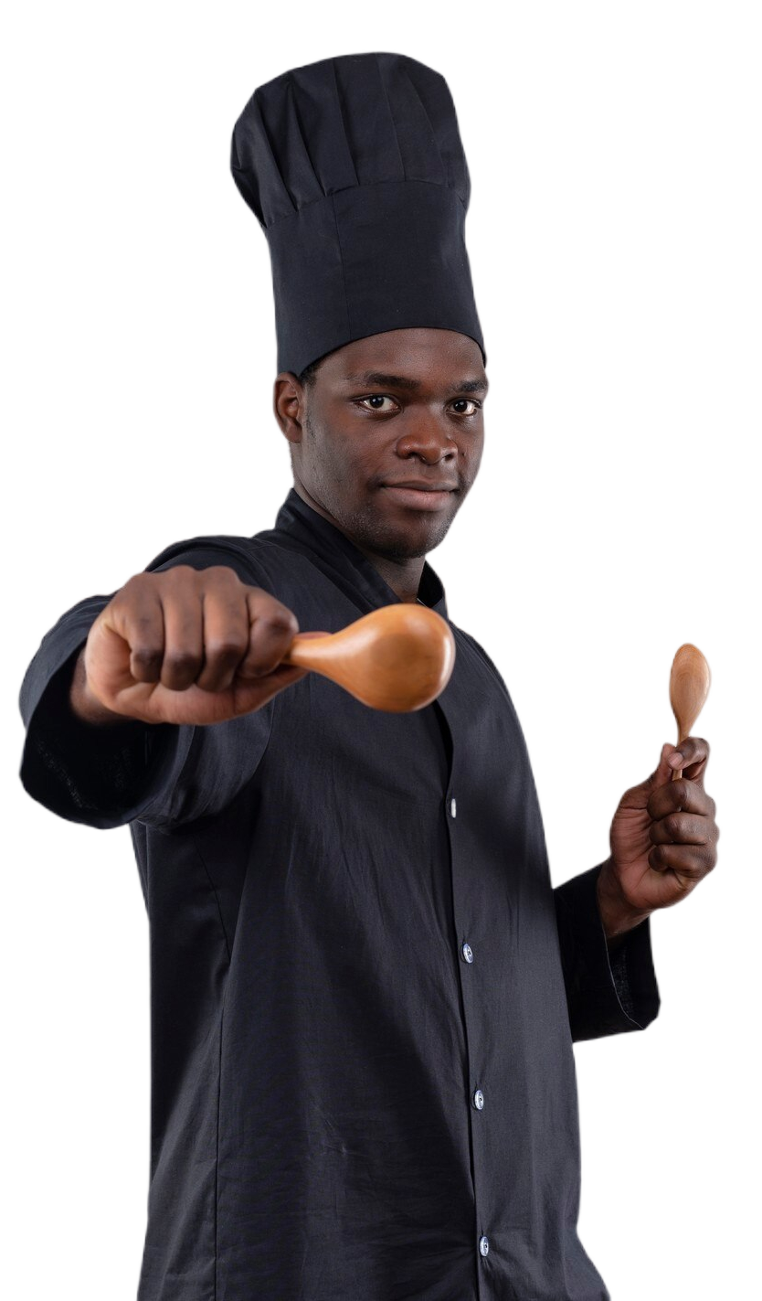 young-confident-afro-american-cook-chef-uniform-stands-sideways-holds-wooden-spoons-white-with-copy-space